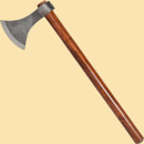 Kräftige Axt mit geschmiedetem Axtblatt