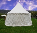 Ritterzelt Speichenradzelt 600 - natur