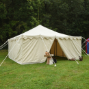 Ritterzelt Herold, 6 x 6 m - natur - komplett